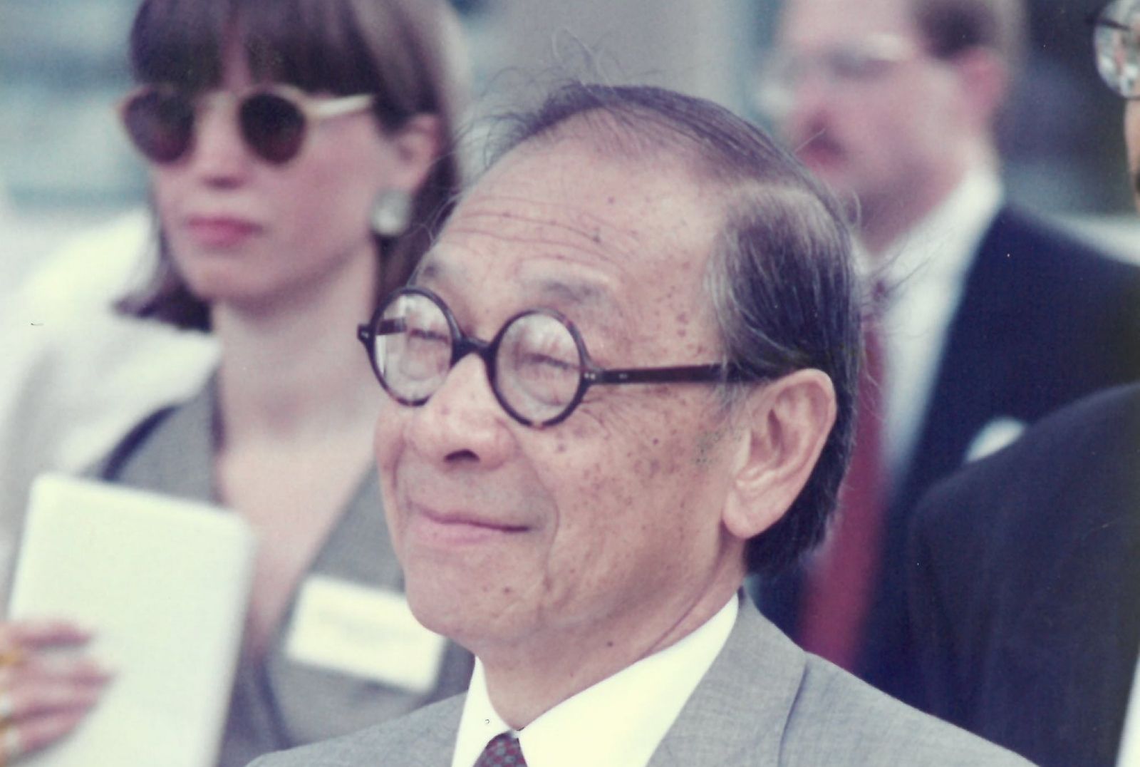 IM Pei at Meyerson Opening Ceremony